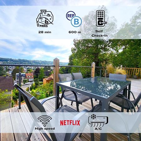 Le Bellevue - Beaux Appartements Avec Vue Splendide Palaiseau Exteriér fotografie